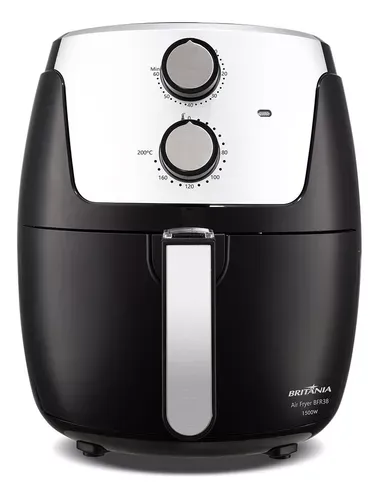 Fritadeira Air Fryer Britnia 4,2l 1500w Bfr38 Dura Mais Cor Preto 220v